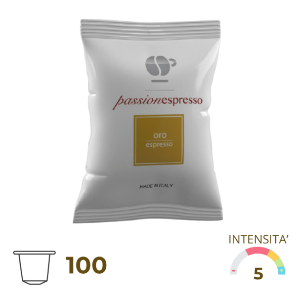 100 Passionespresso Oro
