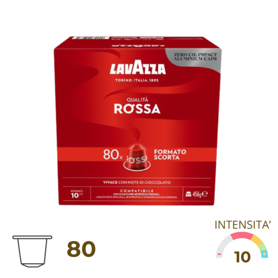 80 Lavazza qualità rossa