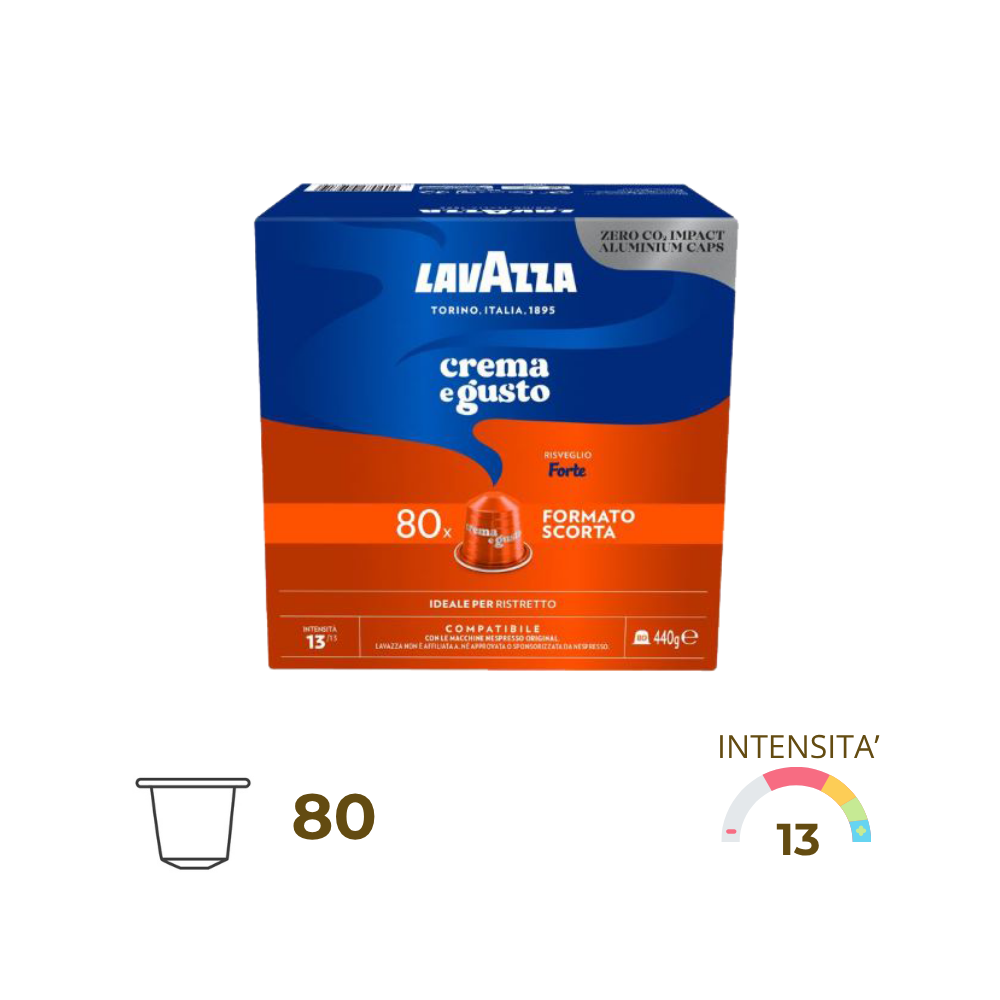 80 Lavazza crema e gusto forte