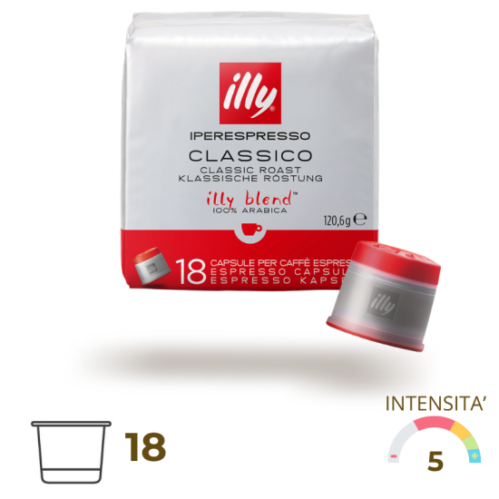 18 Illy Iperespresso Classico